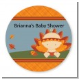 Little Turkey Girl - Personalized Baby Shower Table Confetti thumbnail
