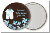 Little Boy Outfit - Personalized Baby Shower Pocket Mirror Favors