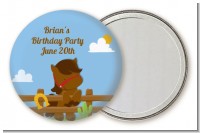Little Cowboy Horse - Personalized Birthday Party Pocket Mirror Favors