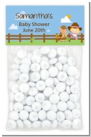 Little Cowgirl - Custom Baby Shower Treat Bag Topper