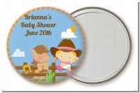 Little Cowgirl - Personalized Baby Shower Pocket Mirror Favors