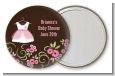Little Girl Outfit - Personalized Baby Shower Pocket Mirror Favors thumbnail