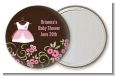 Little Girl Outfit - Personalized Baby Shower Pocket Mirror Favors thumbnail