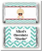 Little Man Mustache - Personalized Baby Shower Mini Candy Bar Wrappers Little Man Mustache - Personalized Baby Shower Mini Candy Bar Wrappers