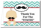 Little Man Mustache - Baby Shower Thank You Cards Little Man Mustache - Baby Shower Thank You Cards