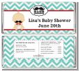 Little Man Mustache - Personalized Baby Shower Candy Bar Wrappers thumbnail