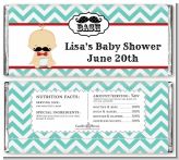 Little Man Mustache - Personalized Baby Shower Candy Bar Wrappers Little Man Mustache - Personalized Baby Shower Candy Bar Wrappers