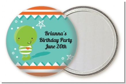 Little Monster - Personalized Birthday Party Pocket Mirror Favors