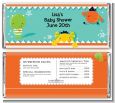 Little Monster - Personalized Baby Shower Candy Bar Wrappers thumbnail
