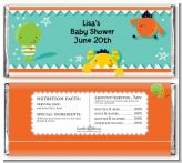 Little Monster - Personalized Baby Shower Candy Bar Wrappers