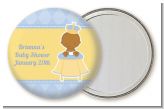 Little Prince African American - Personalized Baby Shower Pocket Mirror Favors