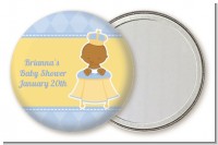 Little Prince African American - Personalized Baby Shower Pocket Mirror Favors