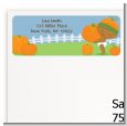 Little Pumpkin African American - Birthday Party Return Address Labels thumbnail