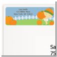 Little Pumpkin Asian - Birthday Party Return Address Labels thumbnail