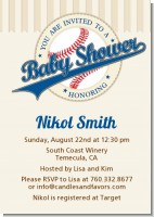 Little Slugger Baseball - Baby Shower Invitations