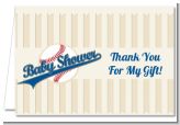 Little Slugger Baseball - Baby Shower Thank You Cards