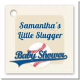 Little Slugger Baseball - Personalized Baby Shower Card Stock Favor Tags