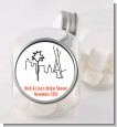 Los Angeles Skyline - Personalized Bridal Shower Candy Jar thumbnail