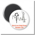 Los Angeles Skyline - Personalized Bridal Shower Magnet Favors thumbnail