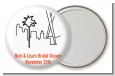 Los Angeles Skyline - Personalized Bridal Shower Pocket Mirror Favors thumbnail