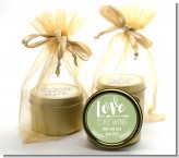 Love Brewing - Bridal Shower Gold Tin Candle Favors