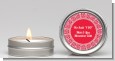 Love is Blooming Red - Bridal Shower Candle Favors thumbnail