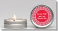 Love is Blooming Red - Bridal Shower Candle Favors thumbnail