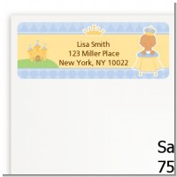 Little Prince Hispanic - Baby Shower Return Address Labels