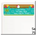 Luau - Baby Shower Return Address Labels thumbnail