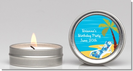Luau - Baby Shower Candle Favors