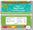 Luau - Personalized Baby Shower Candy Bar Wrappers thumbnail