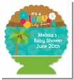 Luau - Personalized Baby Shower Centerpiece Stand thumbnail