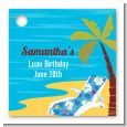 Luau - Personalized Birthday Party Card Stock Favor Tags thumbnail