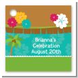 Luau - Personalized Baby Shower Card Stock Favor Tags thumbnail