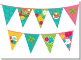 Luau - Baby Shower Themed Pennant Set