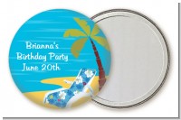 Luau - Personalized Birthday Party Pocket Mirror Favors