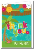 Luau - Baby Shower Thank You Cards