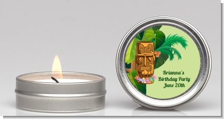 Luau Tiki - Birthday Party Candle Favors