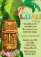 Luau Tiki - Birthday Party Invitations thumbnail