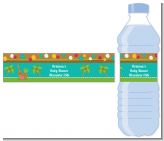 Luau - Personalized Baby Shower Water Bottle Labels