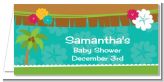 Luau - Personalized Baby Shower Place Cards