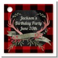Lumberjack Buffalo Plaid - Personalized Birthday Party Card Stock Favor Tags thumbnail