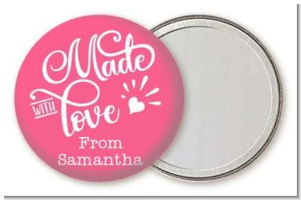 Made With Love - Personalized Birthday Party Pocket Mirror Favors