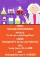 Mad Scientist - Birthday Party Invitations thumbnail
