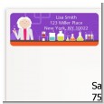 Mad Scientist - Birthday Party Return Address Labels thumbnail