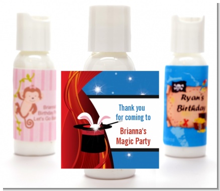 Magic - Personalized Birthday Party Lotion Favors