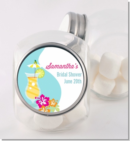 Margarita Drink - Personalized Bridal Shower Candy Jar