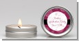 Maroon Floral - Graduation Party Candle Favors thumbnail