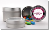 Maroon Floral - Custom Graduation Party Favor Tins