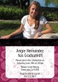 Maroon Floral - Graduation Party Invitations thumbnail